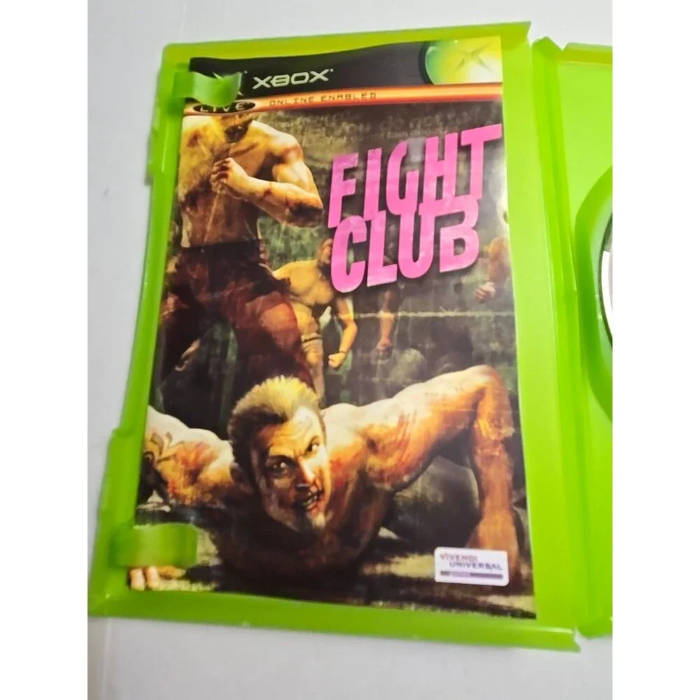 Fight Club (Microsoft Xbox, 2004) CIB Complete w/Manual, Case